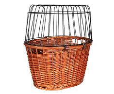 Trixie - 2806 Cestino per bicicletta con griglia, 44 x 48 x 33 cm