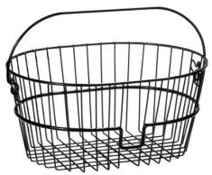 KLICKFix 0392S30 - Cestino anteriore da bicicletta, standard 30 x 41 x 19 cm, colore nero