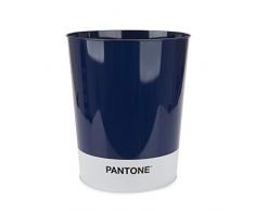 Balvi Cestino Carta Pantone Colore Blu Bidone per Il Riciclaggio per LUfficio e la casa Prodotti di cancelleria di Design Moderno e Minimalista Latta 26x22x22 cm