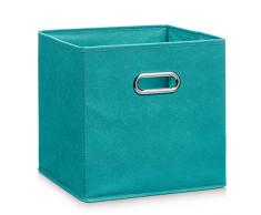 Zeller 14138 Contenitore, Non-Woven, Blu, 28x28x28 cm