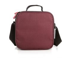 TATAY Urban Food Burdeos - Borsa termica porta alimenti con contenitori ermetici inclusi,rosso