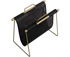 Portariviste Da Terra Scaffale Portariviste Moderno E Creativo Da Terra Organizzatore Di File Griglia Desktop Di Office Design Portatile Con Impugnatura Quadrata ( Color : Black , Size : 40*22*43cm )