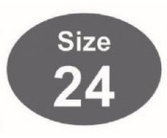 Price stickers taglia 24-500 adesivi 29 x 40mm adatto per appendini