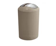 Kleine Wolke 5063271858 - Cestino per rifiuti cosmetici, modello Glossy, capacità: 5L, colore talpa