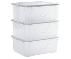 Casa 3 Impilabile in plastica scarpe scatole.