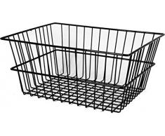 33.10.36 Cestino Bici Posteriore Belgio Nero Misure Cm 40x30x18h, è Necessario il Portapacchi