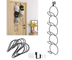 Porta Rack Per Cappelli Organizer Per Cappelli Ganci Appendiabiti Per Cappelli Da Baseball Ganci Multifunzionali Porta Da Parete Porta Espositore Cappelli Per Sciarpe Vestiti Asciugamani Cravatte 1set