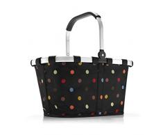 reisenthel carrybag - Cestino per Spesa, Design Resistente, Elegante e Spazioso, per Shopping e Picnic, Tessuto Idrorepellente, 22 L, Fantasia a Pois