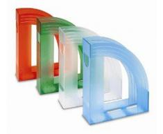 Fellowes E803TR Portariviste Modula, Trasparente/Rosso