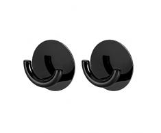 DXLing 2 Pezzi Gancio Autoadesivo in Acciaio Inox Gancio Per Accappatoio Da Bagno Appendiabiti a Parete Appendi Accappatoio Gancio Appendiabiti Autoadesivo Ganci Adesivo Bagno Cucina