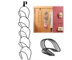 Appendiabiti Muro Porta Cappelli Organizzatore 5 Ganci Ganci Appendiabiti Per Cappelli Da Baseball Porta Rack Per Berretti Da Baseball Per Sciarpe Vestiti Asciugamani Cravatte Cappelli