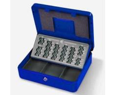 METALPLUS cassetta portavalori europa 30x24x9cm blu