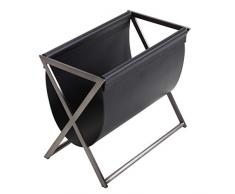 LiPengTaoShop Portariviste portariviste in Metallo portariviste portariviste portariviste Stile Nordico portariviste portariviste A++ (Color : Black, Size : 50 * 43 * 29.5cm)