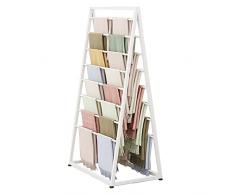 porta sciarpa Piano Appendino per Sciarpe, Commerciale Doppio Lato Supporto Organizzatore per Carta da Regalo / Tessuto Display, Negozi al Dettaglio/negozio di Fiori Utilizzo ( Color : White , Size :