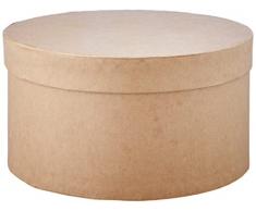 Glorex Scatola Rotonda, Cartone, Naturale, 85mm