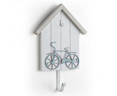 BRANDANI - Appendino/Portachiavi Passeggiandoinbicicletta Bianco Mdf