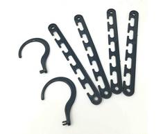 TEMPO DI SALDI 8 X Appendi Grucce Abiti Camicie Pantaloni Stampella Salva Spazio Armadio 8 Pz