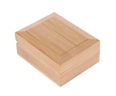 dailymall Espositore Porta Cravatta in Legno, Scatola di Immagazzinaggio per Bracciale