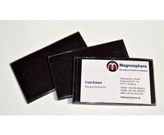 Porta etichette magnetico per scaffalature, Dimensioni: 10cm x 6cm - 25 pezzi, Buste e tasche magnetiche