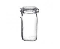Barattolo in Vetro per Conserve con Chiusura a Clip, capacitÃ : 1,5 l