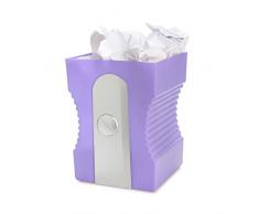 Balvi Cestino Carta Sharpener Colore Malve Originale e Divertente a Forma di tempramatite Plastica