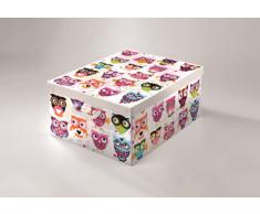 Kanguru Scatola Collection Gufetti, Cartone, Multicolore, 39 x 50 x 24 cm