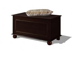 LifeStyleDesign 4554125 Cassapanca Laura, 45 x 43 x 85 cm, colore avana