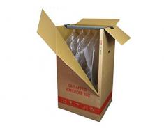 Simba Paper Design Kit 3 Scatole Cartone Porta Abiti Capi Appesi cm. 50x60 H 111con appendino + 1 Nastro Adesivo Omaggio