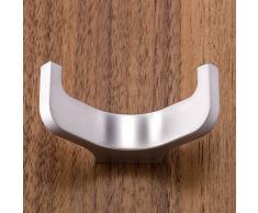SO-TECH® Moderno Gancio Appendiabiti BILL Attaccapanni Gancio Design Cromato opaco (piccolo)