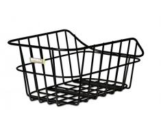 Basil - Cestino da Bicicletta Cento Alu, Unisex, Fahrradkorb Cento Alu, Nero, Taglia Unica