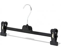 iCleaners 30 Grucce da 36 CM con Pinze Regolabili in Silicone Antiscivolo per Gonne Pantaloni e Sciarpe (30)