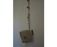 Appendiabiti originale attaccapanni sospeso alternativo con ancora usata in mare decorazione negozio appendino design retro muro stile nautico passione pesca