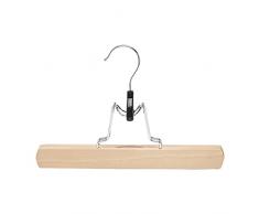 Amazon Basics, Grucce per pantaloni in legno, naturale, confezione da 10