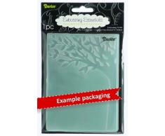 Darice Embossing Folder Cartella per Goffratura Mascherina Cestino Intrecciato, 12.7x17.8x0.3 cm