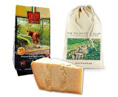 Parmigiano Reggiano Dop VACCHE ROSSE, stagionato 24 mesi, 1 kg - + Esclusivo sacchetto Salvafreschezza - Prodotto direttamente dal caseificio del Consorzio Vacche Rosse (Etichetta Rossa)