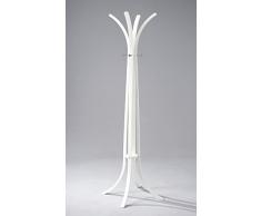 Wink Design appendiabiti da terra Oklaoma city, Legno Laccato, Bianco Opaco