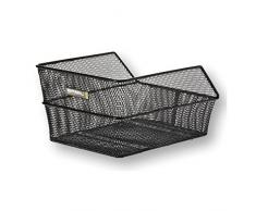 Basil Fahrradkorb Cento S, Cestino per Bicicletta. Unisex Adulto, Nero, Taglia Unica