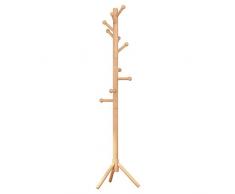 Xuejuanshop Appendiabiti Appendino da Terra Appendiabiti in faggio Stile Nordico Appendiabiti Ingresso