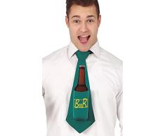 FIESTAS GUIRCA, S.L.- Cravatta Porta Birra Cappelli, Maschere e Accessori per Feste, Multicolore, GUI16966