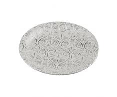CAR Bomboniere Q015500 Piatto Svuota Tasche in Confezione Regalo, Vetro, Bianco, 26 x 26 x 18 cm