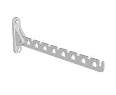 Element System 11202-00003 Appendiabiti da Parete, Pieghevole, con Accessori