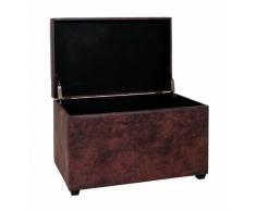 HAKU Möbel 30886 - Cassapanca, 65 x 40 x 42 cm, colore: Marrone vintage