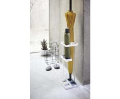 yamazaki Umbrella Stand Portaombrelli, Acciaio, Bianco, 11x11x36 cm