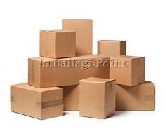 5 pezzi SCATOLE CARTONE LUNGHE x PRODOTTI LUNGHI ROTOLI TAPPETI TUBI 30x20x10cm