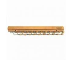 Valsecchi Portacravatte portacinture Legno Bianco Art. 123 23 posti Lunghezza cm. 40