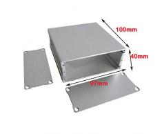 Toolstar, scatola per progetti elettronici, XD-8 IP54, scatola in alluminio, scatola di giunzione per scheda PCB fai da te, grigio ferro