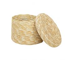 Cabilock 1Pc Cesto Portaoggetti In Paglia Cestino Per Il Pane Intrecciato Cesto Portaoggetti In Rattan Cesto Portaoggetti In Giacinto DAcqua Cestini Per Vestiti Portaoggetti Per Armadio