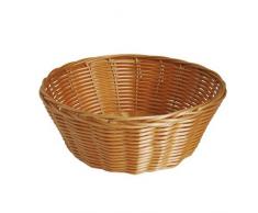 JVL - Cestino Rotondo Salva lavastoviglie in polyrattan, 23 x 8 cm