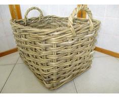 fantasie d oriente Cesto Bicicletta Vimini GIUNCO Kubo CM 26X35X21/26 H