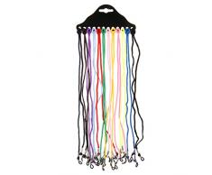 MagiDeal 12 Pezzi Occhiali Da Sole Occhiali Da Sole Collana Portacravatte Per Occhiali Da Sole Cinturino con Catena